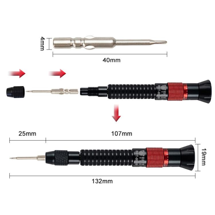 BEST BST-9909 Jeu de tournevis dynamométrique réglable 7 en 1 avec embouts de tournevis S2, BEST BST-9909