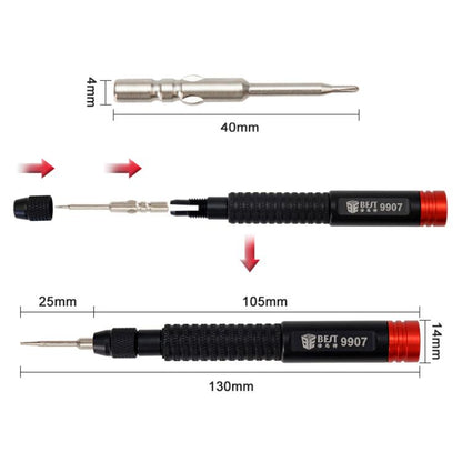 BEST BST-9907 Coffret de tournevis dynamométrique 7 en 1 avec embouts de tournevis S2, BEST BST-9907