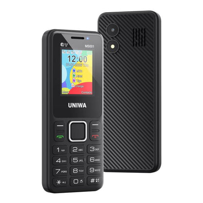 Téléphone à clavier UNIWA MS001, écran Spreadtrum SC6531CA de 1,77 pouce, réseau : 2G, 4 SIM + 4 en veille, 21 touches, EU Plug, US Plug, UK Plug, AU Plug