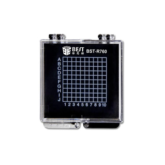 Boîte en plastique transparente antistatique auto-adsorbante BEST BST-R760 Mini, BEST BST-R760