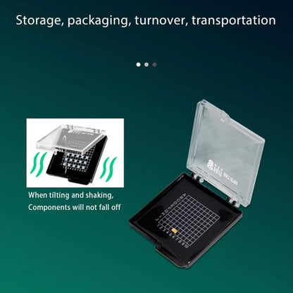 Boîte en plastique transparente antistatique auto-adsorbante BEST BST-R760 Mini, BEST BST-R760