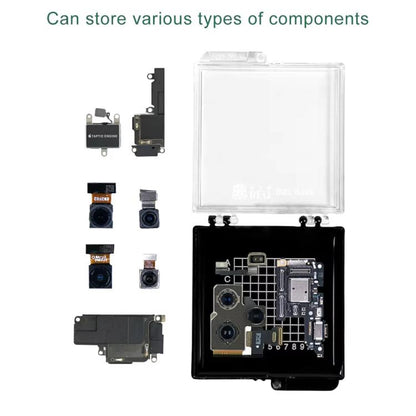 Boîte en plastique transparente antistatique auto-adsorbante BEST BST-R760 Mini, BEST BST-R760