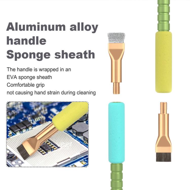 Kit de nettoyage en alliage d'aluminium BEST VBST-81 pour le retrait de colle et de poussière des circuits intégrés de cartes mères., BEST VBST-81