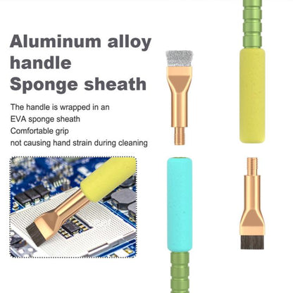 Kit de nettoyage en alliage d'aluminium BEST VBST-81 pour le retrait de colle et de poussière des circuits intégrés de cartes mères., BEST VBST-81