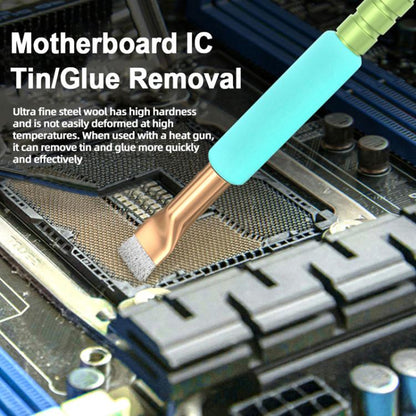 Kit de nettoyage en alliage d'aluminium BEST VBST-81 pour le retrait de colle et de poussière des circuits intégrés de cartes mères., BEST VBST-81