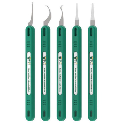 BEST BST-145 Kit de lames de démontage et de décollage de colle 5 en 1, BEST BST-145