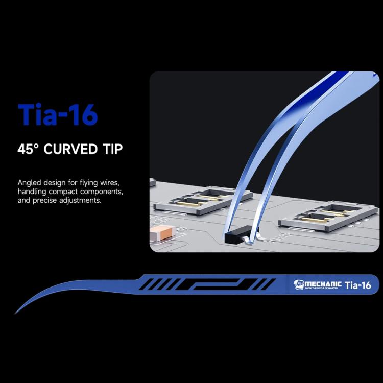 Pince à épiler en alliage de titane pour carte mère mécanique, T3D-11, Tia-11, Tia-16