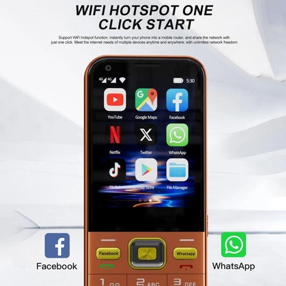 A001 / 16 MP, 2 Go + 16 Go, écran 2,8 pouces, Android 8.1, processeur quadricœur MTK6737, réseau 4G, double SIM