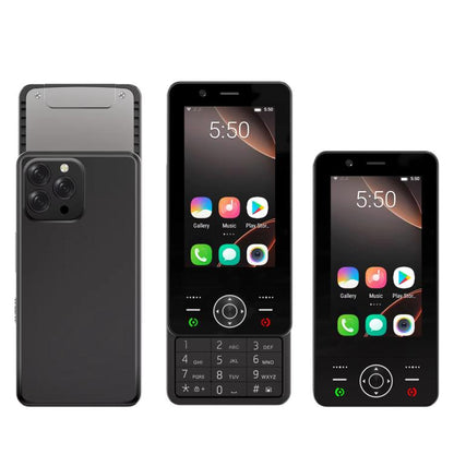 Téléphone coulissant S160, 2 Go + 16 Go, écran 3 pouces, Android 8.1, processeur quadricœur MTK6737, réseau 4G, double SIM