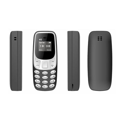 Mini téléphone portable BM10 4G, kit mains libres Bluetooth 0,66 pouce, musique MP3, double SIM, réseau : 4G