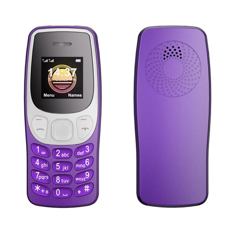 Mini téléphone portable BM80 2G, kit mains libres Bluetooth 0,85 pouce, modification de la voix, musique MP3, double SIM, réseau : 2G