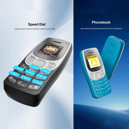 Mini téléphone portable BM80 2G, kit mains libres Bluetooth 0,85 pouce, modification de la voix, musique MP3, double SIM, réseau : 2G