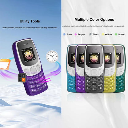 Mini téléphone portable BM80 2G, kit mains libres Bluetooth 0,85 pouce, modification de la voix, musique MP3, double SIM, réseau : 2G