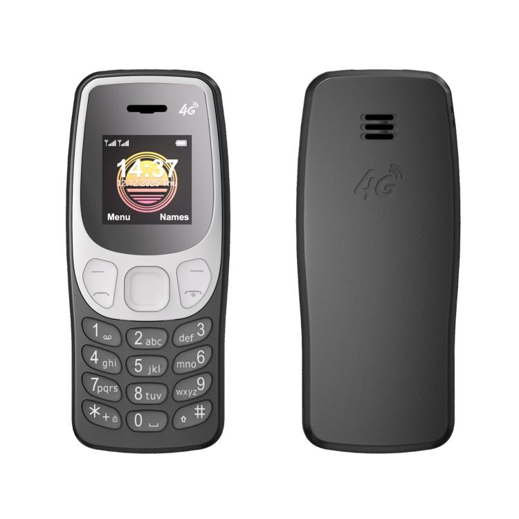 Mini téléphone portable BM80 4G, kit mains libres Bluetooth 0,85 pouce, lecture MP3, double SIM, réseau : 4G