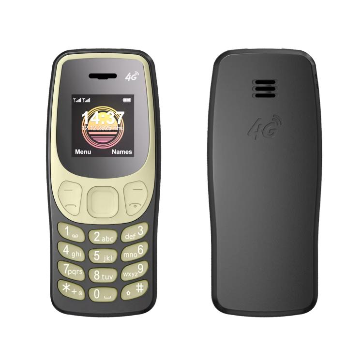 Mini téléphone portable BM80 4G, kit mains libres Bluetooth 0,85 pouce, lecture MP3, double SIM, réseau : 4G