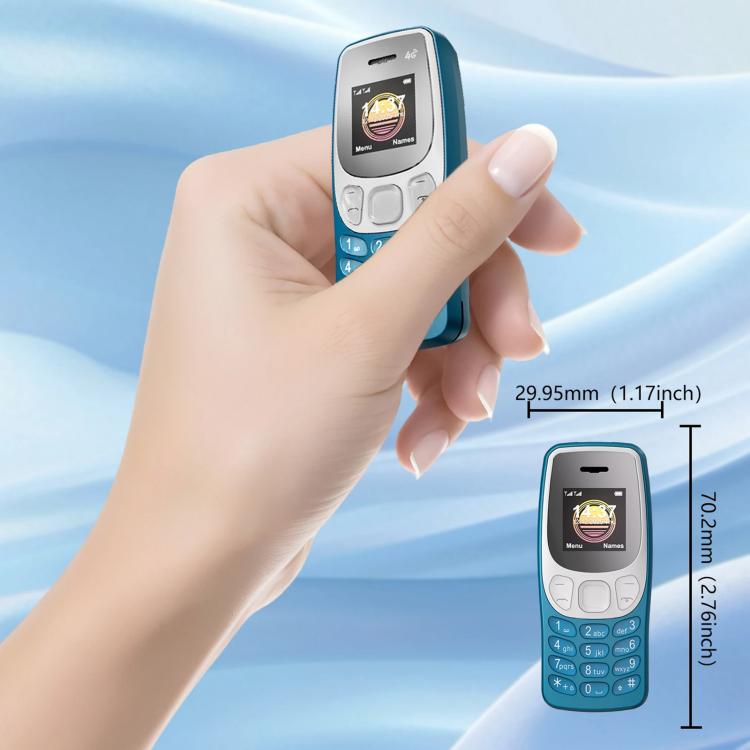 Mini téléphone portable BM80 4G, kit mains libres Bluetooth 0,85 pouce, lecture MP3, double SIM, réseau : 4G