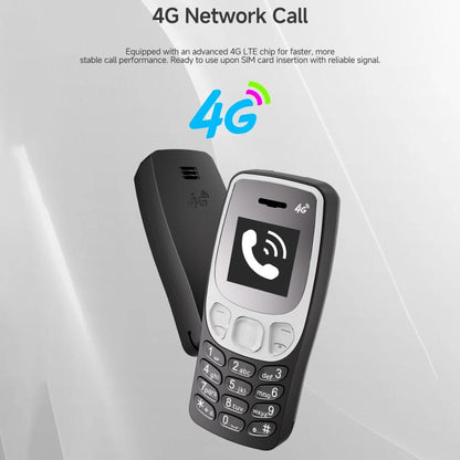 Mini téléphone portable BM80 4G, kit mains libres Bluetooth 0,85 pouce, lecture MP3, double SIM, réseau : 4G