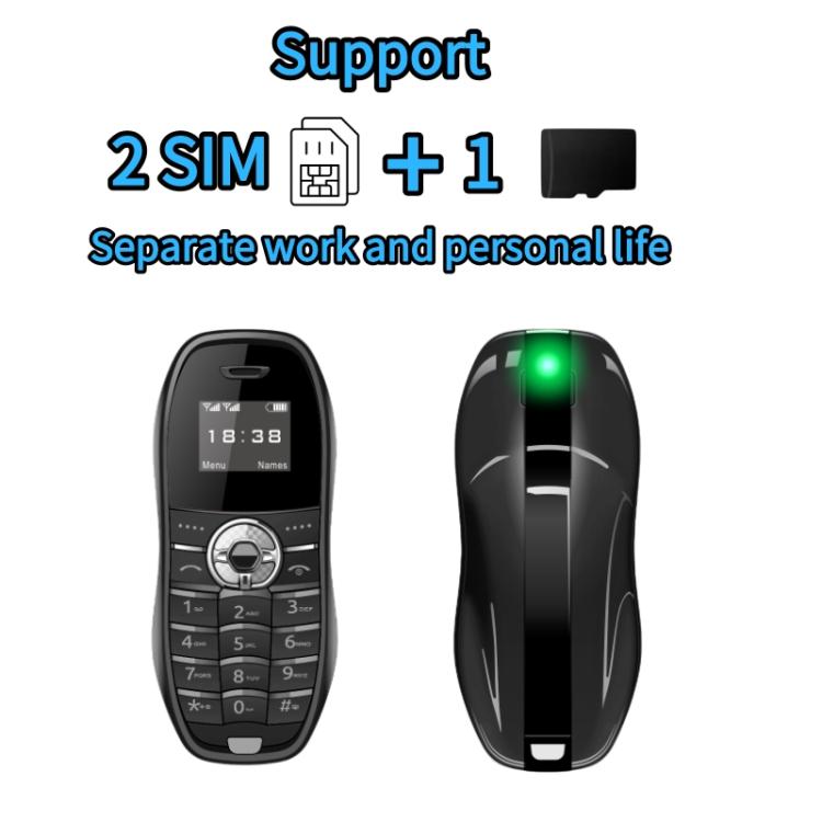 Téléphone X18 Mini, écran 0,66 pouce, processeur MTK6261D, compatible Bluetooth, radio FM, GSM, double SIM