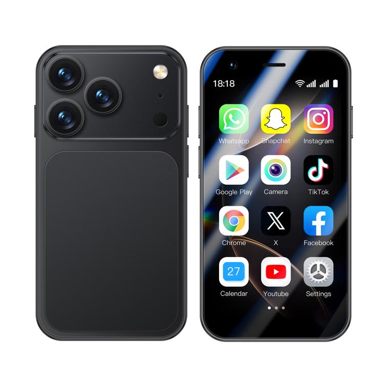 A17 mini, 2 Go + 16 Go, écran 3 pouces, Android 8.1, processeur quadricœur MTK6580, réseau 3G, double SIM