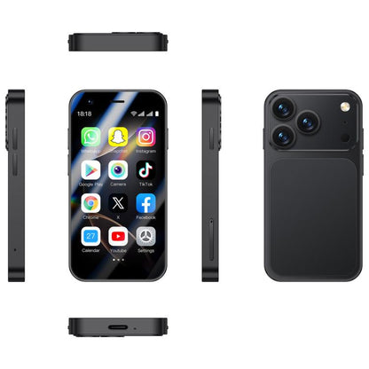 A17 mini, 2 Go + 16 Go, écran 3 pouces, Android 8.1, processeur quadricœur MTK6580, réseau 3G, double SIM