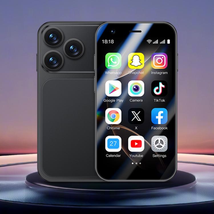 A17 mini, 2 Go + 16 Go, écran 3 pouces, Android 8.1, processeur quadricœur MTK6580, réseau 3G, double SIM