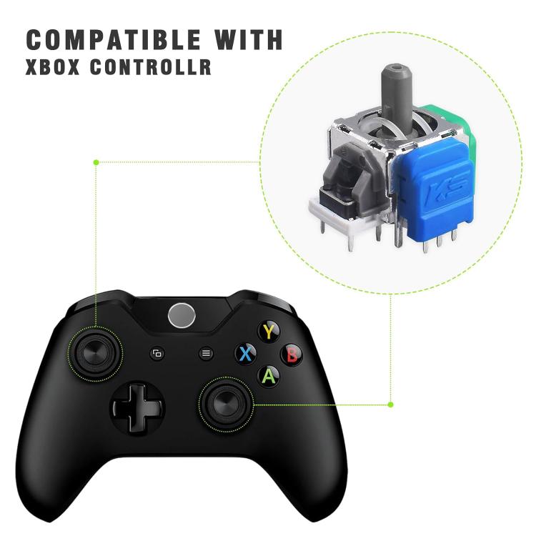 Joystick analogique 3D à effet Hall TMR magnétique bleu, For Microsoft Xbox, For Sony PS5, For Sony PS4