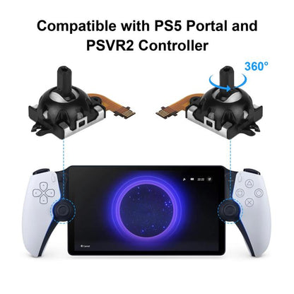 1 paire de joysticks analogiques à effet Hall 3D, For Sony PS5 Portal