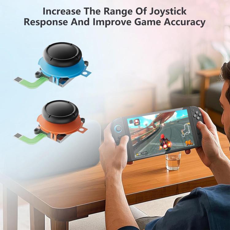 1 paire de joysticks analogiques 3D originaux avec boutons pour manette, For Nintendo Switch 2