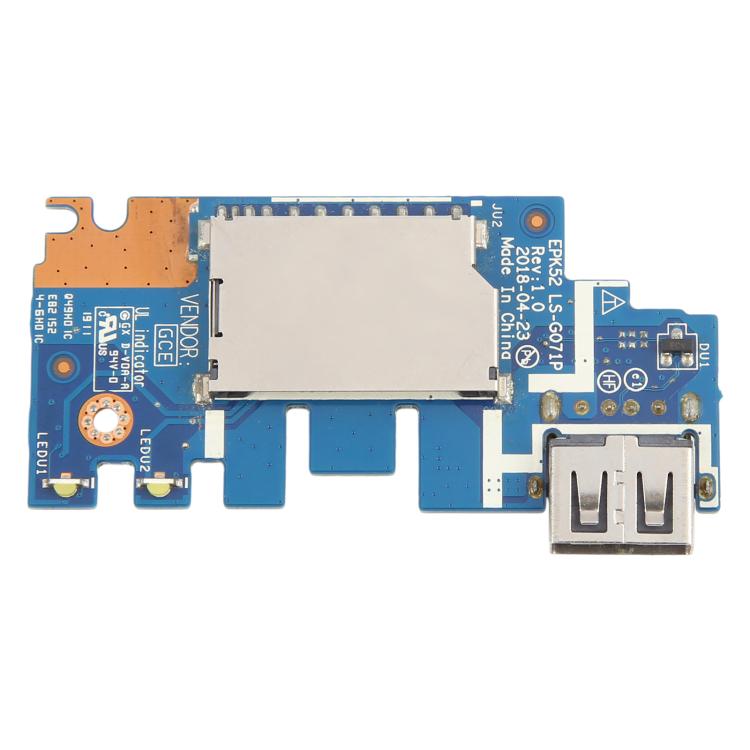 Lecteur de carte SD à interface USB LS-G071P, For HP 15-DA 15-DB 250