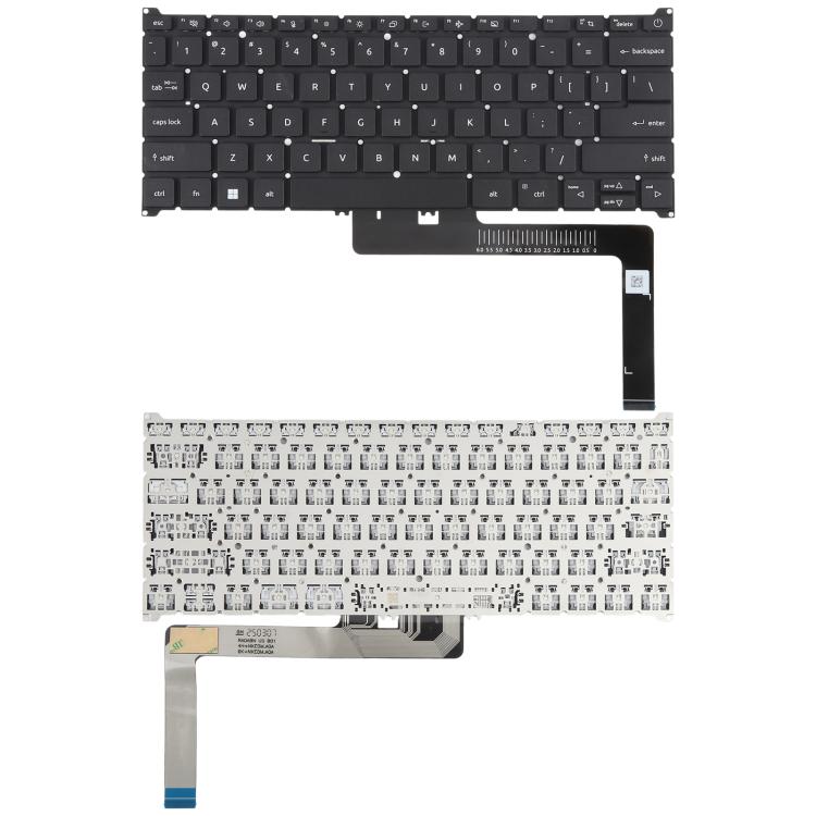 Clavier pour ordinateur portable (version américaine) compatible avec Acer Spin 3 SP314-55 SP314-55N / Spin 5 SP514-51 SP514-51N, For Acer Spin 3 SP314-55 SP314-55N