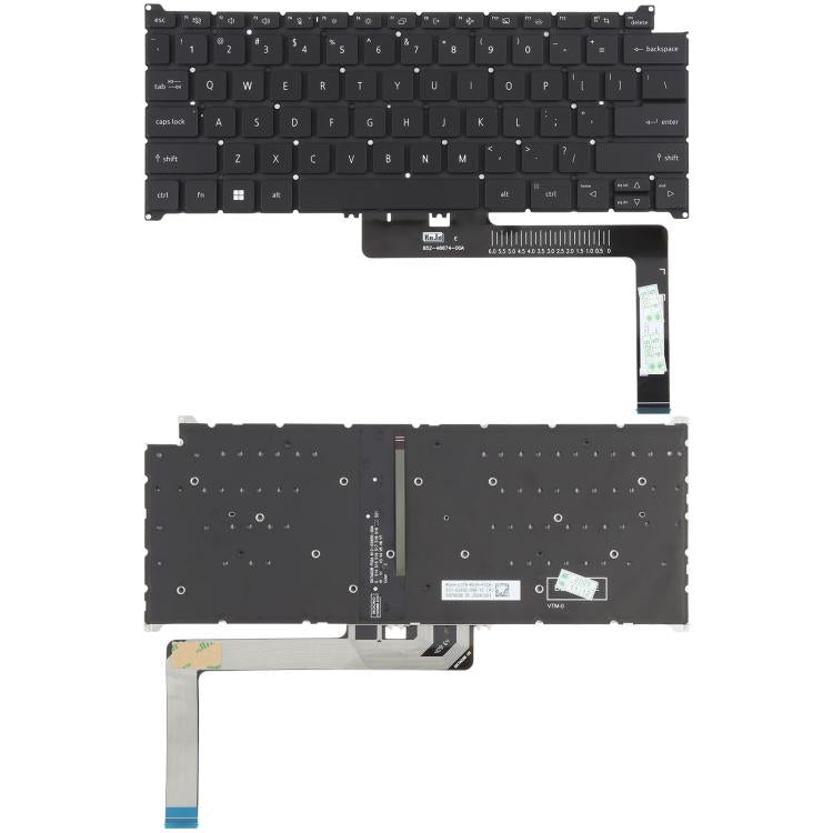 Clavier rétroéclairé pour ordinateur portable (version américaine) compatible avec les modèles Acer Swift SF314-44 / SF314-71 / N21H3 / SF314-512 / N21C2 / SF514-56T, For Acer Swift SF314-44