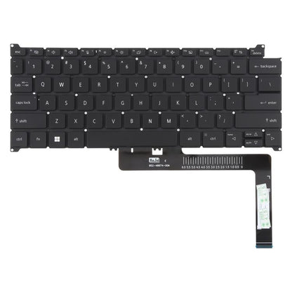 Clavier rétroéclairé pour ordinateur portable (version américaine) compatible avec les modèles Acer Swift SF314-44 / SF314-71 / N21H3 / SF314-512 / N21C2 / SF514-56T, For Acer Swift SF314-44
