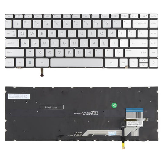 Clavier rétroéclairé pour ordinateur portable HP Pavilion 13-BE Aero 13-BE0000 13-BE1075CL 13-BE2000 TPN-W152 (version américaine), For HP Pavilion 13-BE Aero 13-BE0000