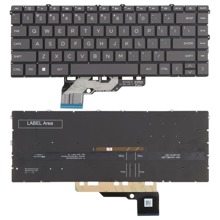 Clavier rétroéclairé pour ordinateur portable HP Envy 15-FE 15-FE0013DX 15-FH 15-FH0013DX TPN-C165 (version américaine), For HP Envy 15-FE