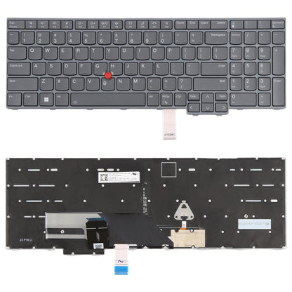 Clavier rétroéclairé pour ordinateur portable Lenovo ThinkPad P16 Gen 1, P16 Gen 2, 21D6, 21D7, 21FB et 21FA (version américaine)., For Lenovo ThinkPad P16 Gen 1