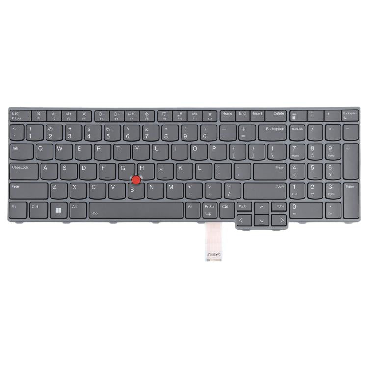 Clavier rétroéclairé pour ordinateur portable Lenovo ThinkPad P16 Gen 1, P16 Gen 2, 21D6, 21D7, 21FB et 21FA (version américaine)., For Lenovo ThinkPad P16 Gen 1