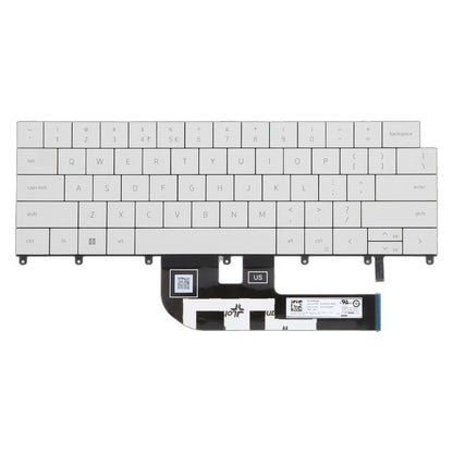 Clavier rétroéclairé pour ordinateur portable Dell XPS 14 9440 / XPS 16 9640 0P66PH / 0DFRF5 2024 (version américaine), For Dell XPS 14 9440(White)
