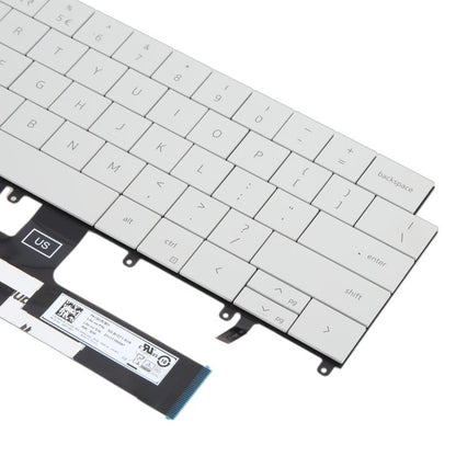Clavier rétroéclairé pour ordinateur portable Dell XPS 14 9440 / XPS 16 9640 0P66PH / 0DFRF5 2024 (version américaine), For Dell XPS 14 9440(White)