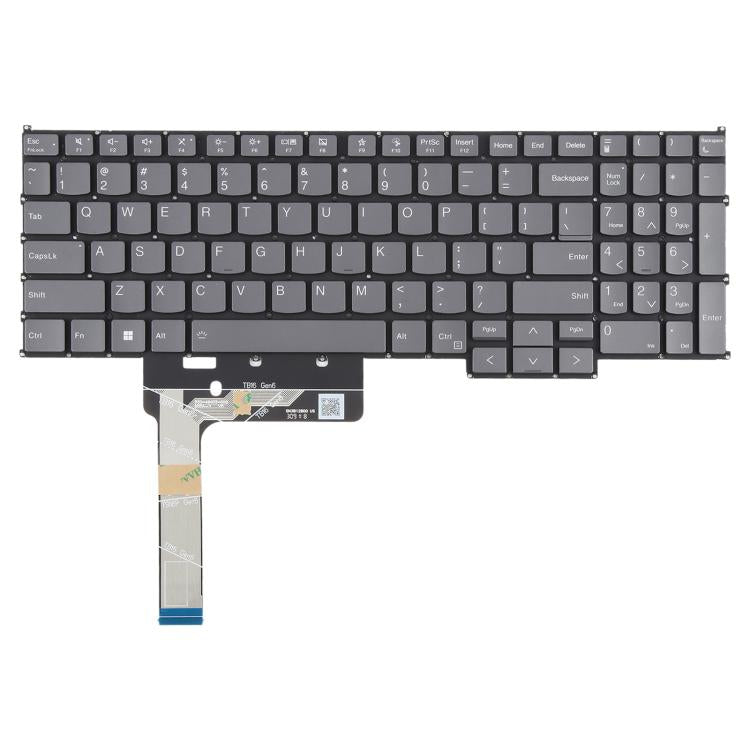 Clavier rétroéclairé pour ordinateur portable Lenovo ThinkBook 16 G6 / 16 G6 IRL 21KH / 16 G6 ABP 21KK (version américaine), For Lenovo ThinkBook 16 G6
