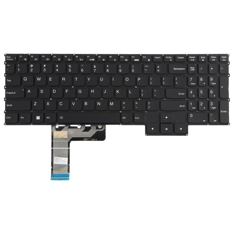 Clavier rétroéclairé pour ordinateur portable (version américaine) compatible avec les modèles Lenovo Y7000P 16IRX9 2024 et Legion 15IRH8 R7000P 2023, For Lenovo Y7000P 2024