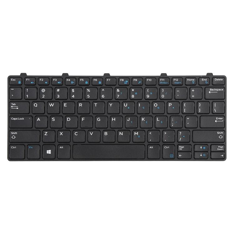 Clavier pour ordinateur portable Dell Latitude 13 3380 3180 3189 3190 343NN 0343NN (version américaine). Non compatible avec Chromebook 11 3180 3189., For Dell Latitude 13 3380(Black)