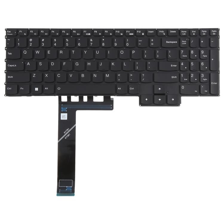 Clavier rétroéclairé pour ordinateur portable Lenovo Y7000/Y7000P (version américaine) 2020/2021/2022, For Lenovo Y7000/Y7000P 2020/2021/2022
