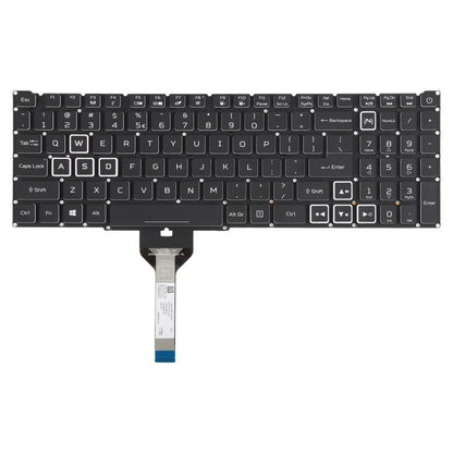Clavier rétroéclairé pour ordinateur portable (version américaine) compatible avec Acer Nitro 5 AN515-51 52-55K1 N17C1 AN515-57-53TK, For Acer Nitro 5