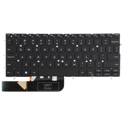 Clavier rétroéclairé pour ordinateur portable Dell XPS 13 7390 9370 9380 P82G (version américaine), For Dell XPS 13 7390(Black)