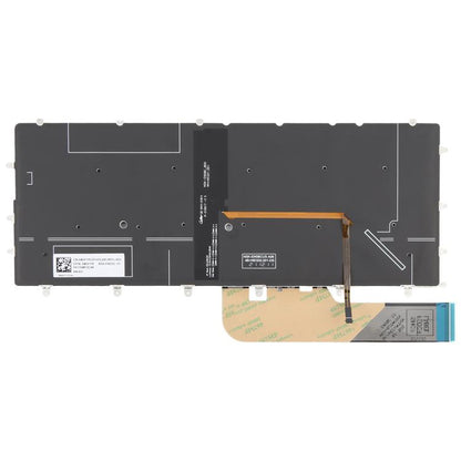 Clavier rétroéclairé pour ordinateur portable Dell XPS 13 7390 9370 9380 P82G (version américaine), For Dell XPS 13 7390(Black)
