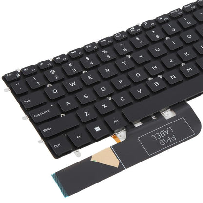Clavier rétroéclairé pour ordinateur portable Dell XPS 13 7390 9370 9380 P82G (version américaine), For Dell XPS 13 7390(Black)