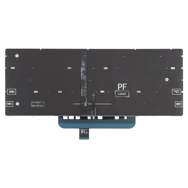 Clavier rétroéclairé pour ordinateur portable Huawei MateBook 13s EMD-W76 / EMD-W56 / MateBook HKD-W56 / HKD-W76 (version américaine), For Huawei MateBook 13s
