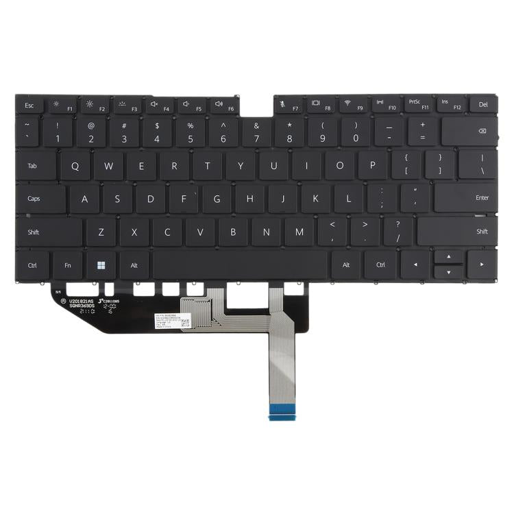 Clavier rétroéclairé pour ordinateur portable Huawei Matebook X EUL-W19 EUL-W19P EUL-W29P EUL-WX9 (version américaine), For Huawei Matebook X