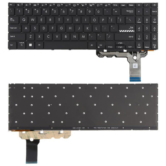 Clavier rétroéclairé pour ordinateur portable ASUS Vivobook X1504 X1504Z X1504V X1504VA (version américaine), For ASUS Vivobook X1504(Black)