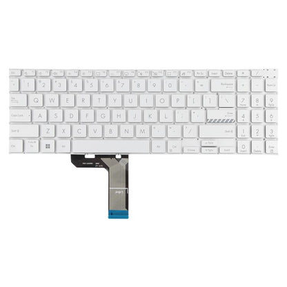 Clavier rétroéclairé pour ordinateur portable ASUS Vivobook Pro 16 K6502 K6602 ZC ZE (version américaine), For ASUS Vivobook Pro 16(Silver)